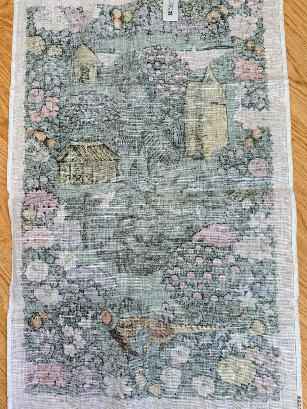 NWT Pat Albeck Trelissick Garden Irish Linen Tea Towel National Trust Ireland
